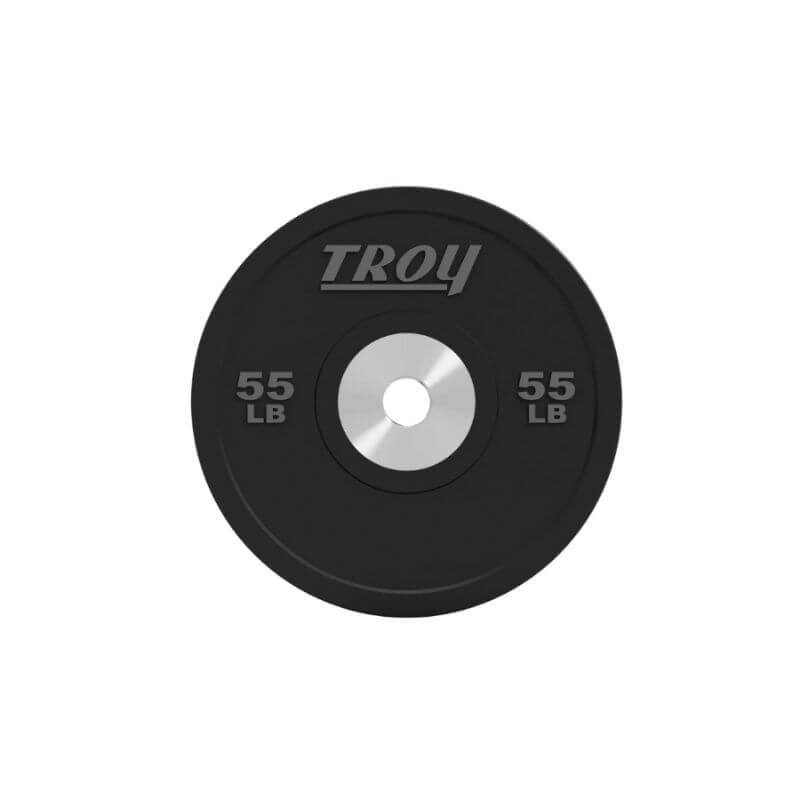 Troy BPO-SBP Performance Black Rubber Bumper Plate