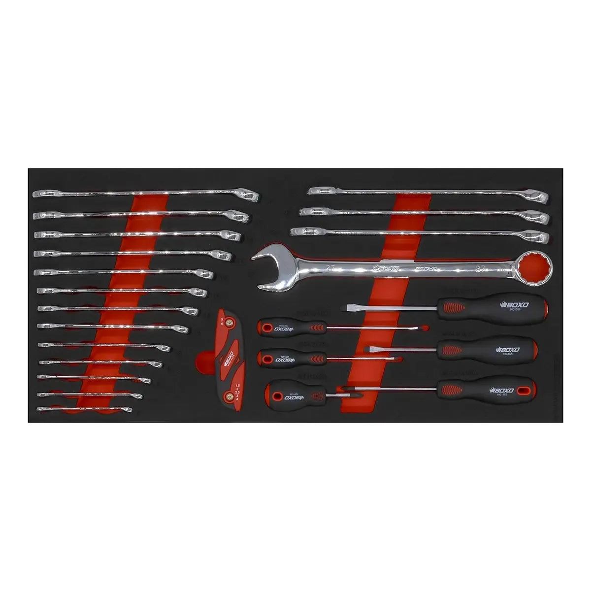 Boxo 103-Piece Metric MotoBox Tool Set for 5-Drawer Hand Carry Box