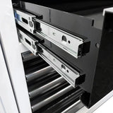 Boxo Tech Series | Loaded 41" 19-Drawer Rolling Tool Box | White
