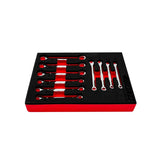 Boxo 10-Piece Metric Mini Open Box End Combination Wrench Set | 1/9 Drawer EVA Foam