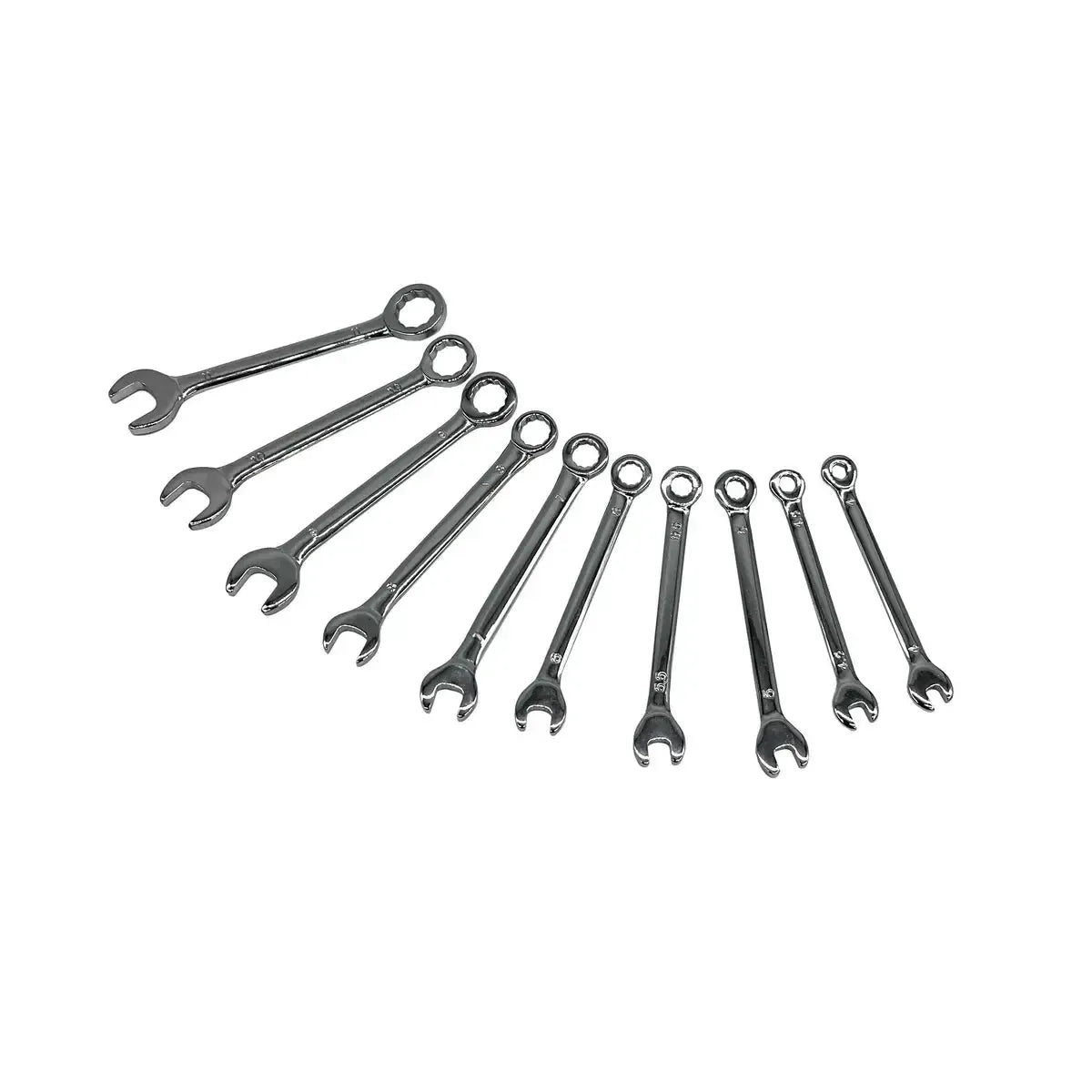 Boxo 10-Piece Metric Mini Open Box End Combination Wrench Set | 1/9 Drawer EVA Foam