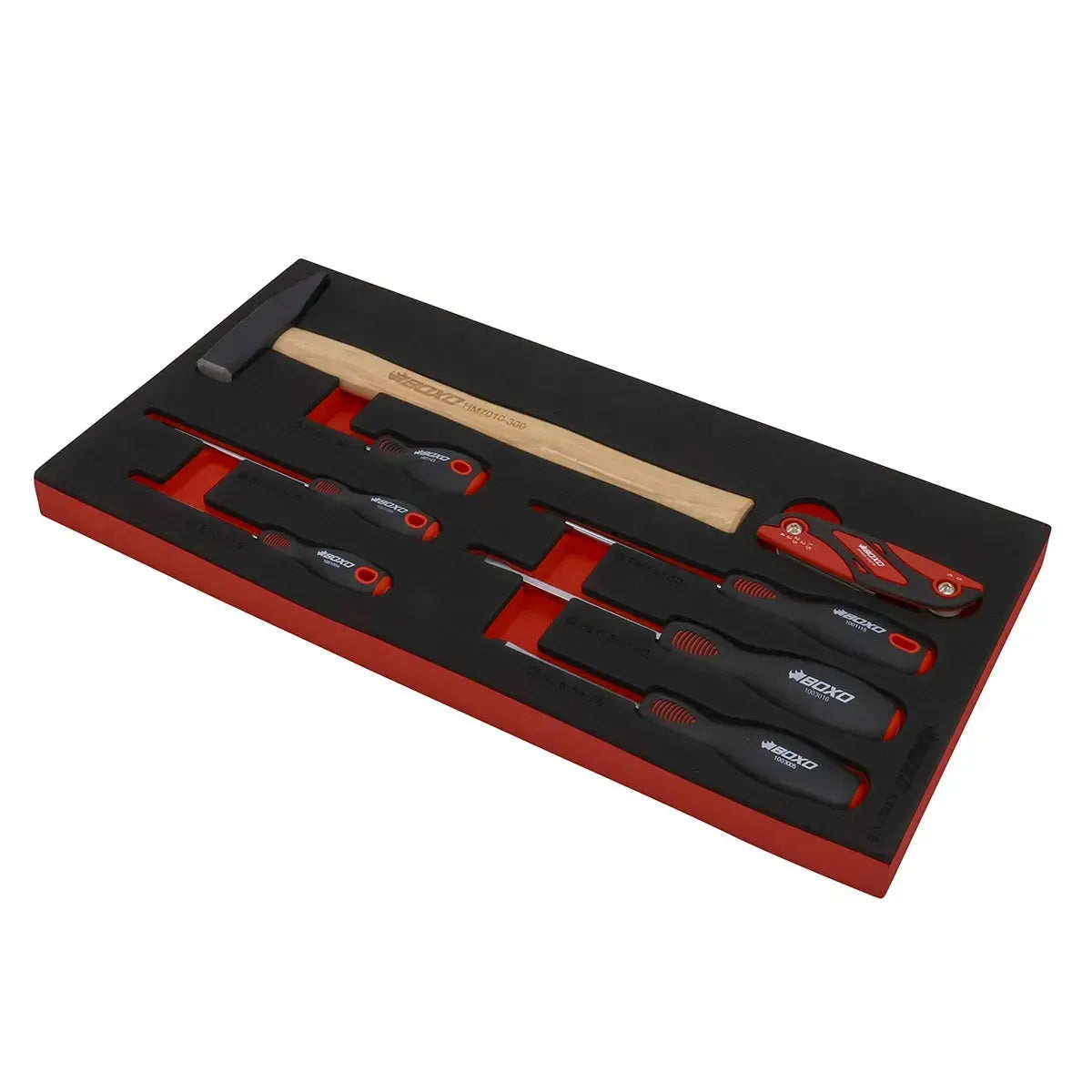 Boxo 103-Piece Metric MotoBox Tool Set for 3-Drawer Hand Carry Box