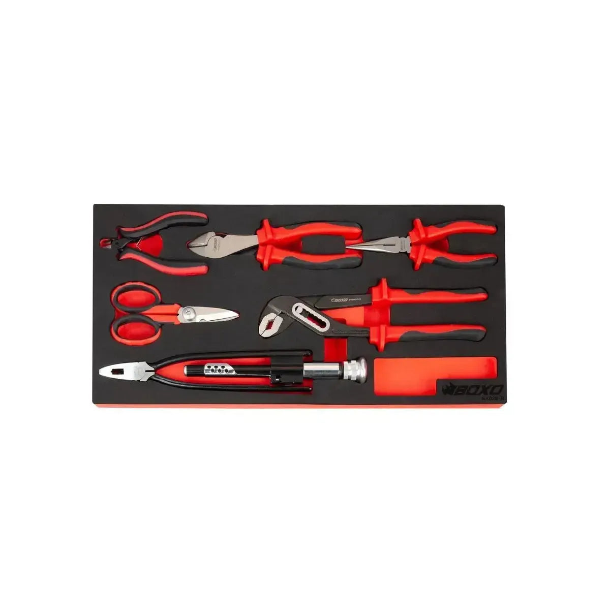Boxo 103-Piece Metric MotoBox Tool Set for 3-Drawer Hand Carry Box
