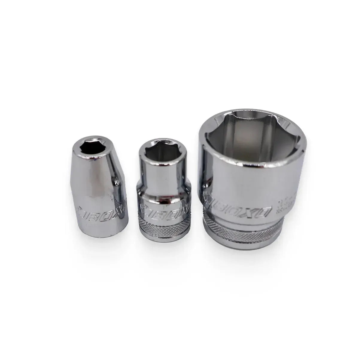 Boxo 29-Piece 1/2" Drive 6-Point Metric Socket Set | 1/3 Drawer EVA Foam