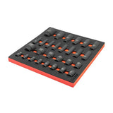 Boxo 28-Piece 1/2" Drive SAE Impact Socket Set | 2/3 Drawer EVA Foam