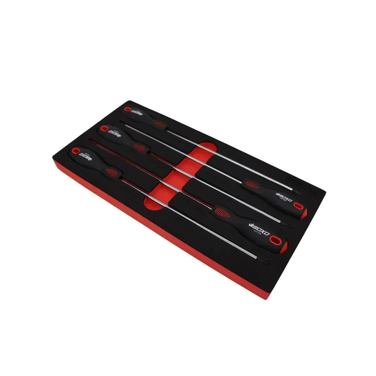 Boxo 5-Piece Long Reach Torx Screwdriver Set | 1/3 Drawer EVA Foam