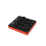Boxo 18-Piece 1/2" Drive Metric 6-Point Shallow Impact Socket Set | 1/6th EVA Foam