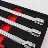 Boxo 11-Piece Master Quick Release Locking Extension Bar Set | 1/3 Drawer EVA Foam