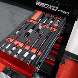 Boxo 11-Piece Master Quick Release Locking Extension Bar Set | 1/3 Drawer EVA Foam