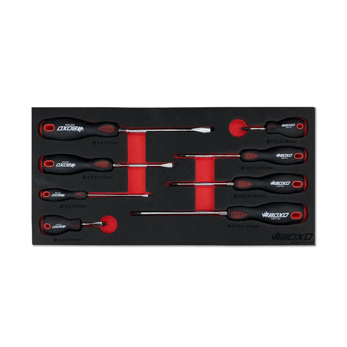 Boxo 117-Piece SAE Tool Set for 3-Drawer Hand Carry Box