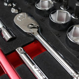 Boxo MotoBox | Ricky Carmichael 3-Drawer Portable Tool Box with 103-Piece Metric Motorcycle Tool Set