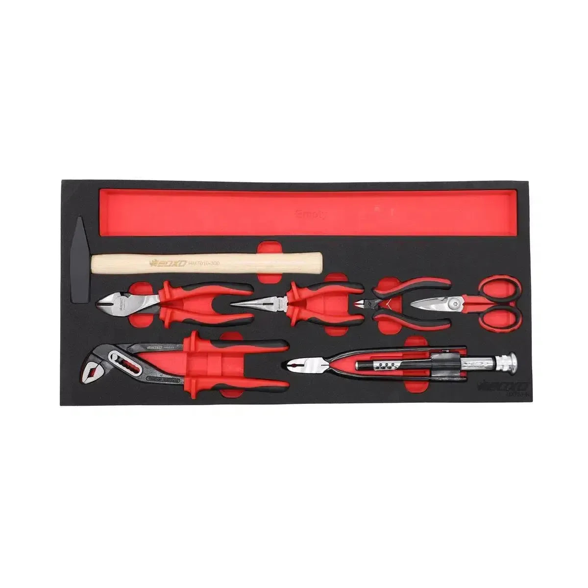 Boxo 103-Piece Metric MotoBox Tool Set for 5-Drawer Hand Carry Box