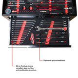 Boxo MotoBox | Ricky Carmichael 26" 5-Drawer Portable Tool Box with 103-Piece Metric Motorcycle Tool Set