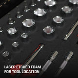 Boxo MotoBox | Ricky Carmichael 26" 5-Drawer Portable Tool Box with 103-Piece Metric Motorcycle Tool Set