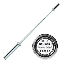 Body-Solid 15 kg HIIT Olympic Bar (Zinc)