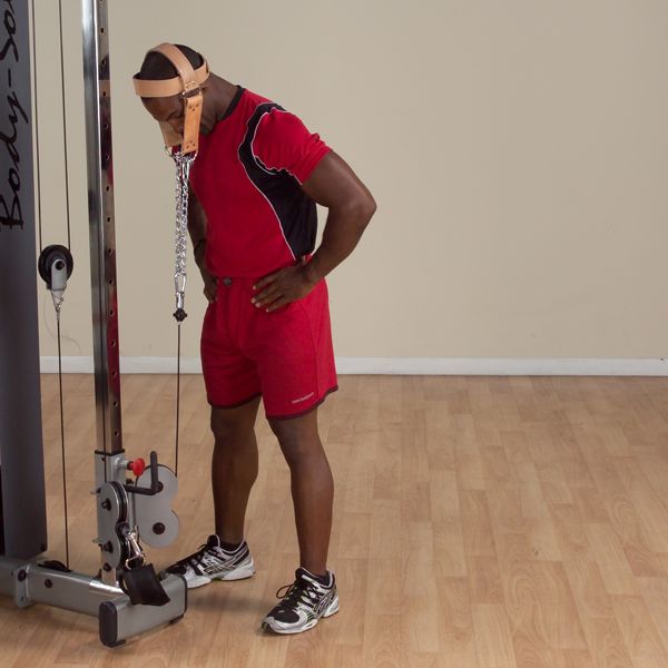 Body-Solid Leather Head Harness