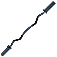 Body-Solid 47" Black Olympic EZ Curl Bar OB47B