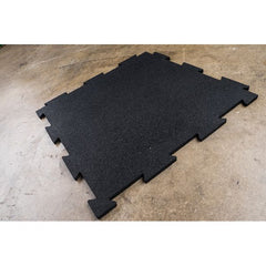 Body-Solid Tools Interlocking Rubber Flooring (Black)