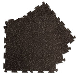 Body-Solid Tools Interlocking Rubber Flooring (Speckled)