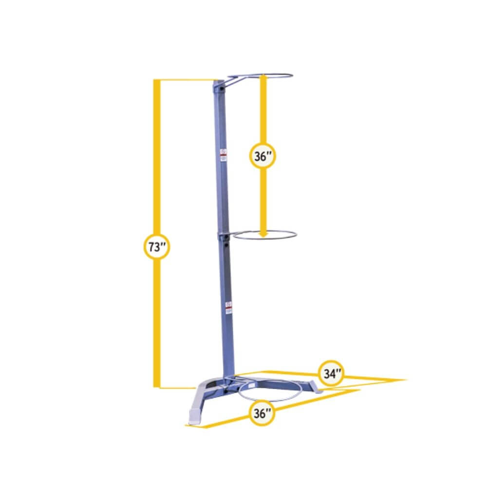 Body-Solid Stability Ball Rack GSR10