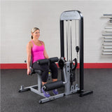 Body-Solid Pro Select Leg Extension Leg Curl Station GCEC-STK