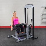 Body-Solid Pro Select Leg Extension Leg Curl Station GCEC-STK