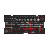 Boxo 103-Piece Metric MotoBox Tool Set for 5-Drawer Hand Carry Box