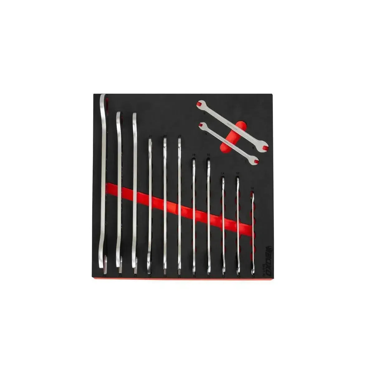 Boxo 13-Piece Ultra-Thin Double Open-Ended Spanner Set | 1/6 Drawer EVA Foam