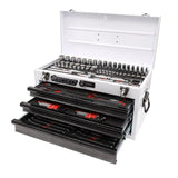 Boxo 133-Piece Metric 3-Drawer Hand Carry Tool Box