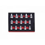 Boxo 15-Piece 3/8" Drive Metric Standard Length Multifix Spline Chrome Socket Set | 1/9th EVA Foam
