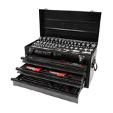 Boxo 159-Piece Metric and SAE Combo 3-Drawer Hand Carry Tool Box