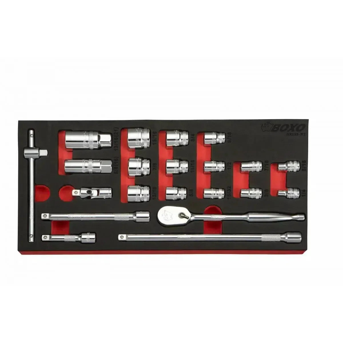 Boxo SAE 12-Point Master Tool Set | Elite, 219-Pieces