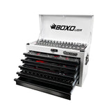 Boxo 227-Piece Metric and SAE Combo 5-Drawer Hand Carry Tool Box