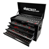 Boxo 238-Piece Metric and SAE Combo 5-Drawer Hand Carry Tool Box