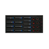 Boxo 26-Piece 1/2'' Drive 6-Point Metric Impact Socket Set | 1/3rd EVA Foam