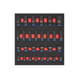 Boxo 28-Piece ½” Drive SAE Impact Socket Set | 2/3 Drawer EVA Foam
