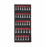 Boxo 33-Piece 3/8" Drive Master Bit Socket Set | 1/3rd EVA Foam