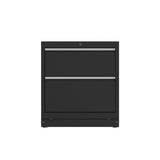 Boxo 34" 2 Drawer Cabinet w/o Alu. Trims