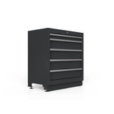 Boxo 34" 5 Drawer Cabinet w/o Alu. Trims