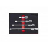 Boxo 4-Piece 1/2" Drive Extension Set | 2/9th EVA Foam