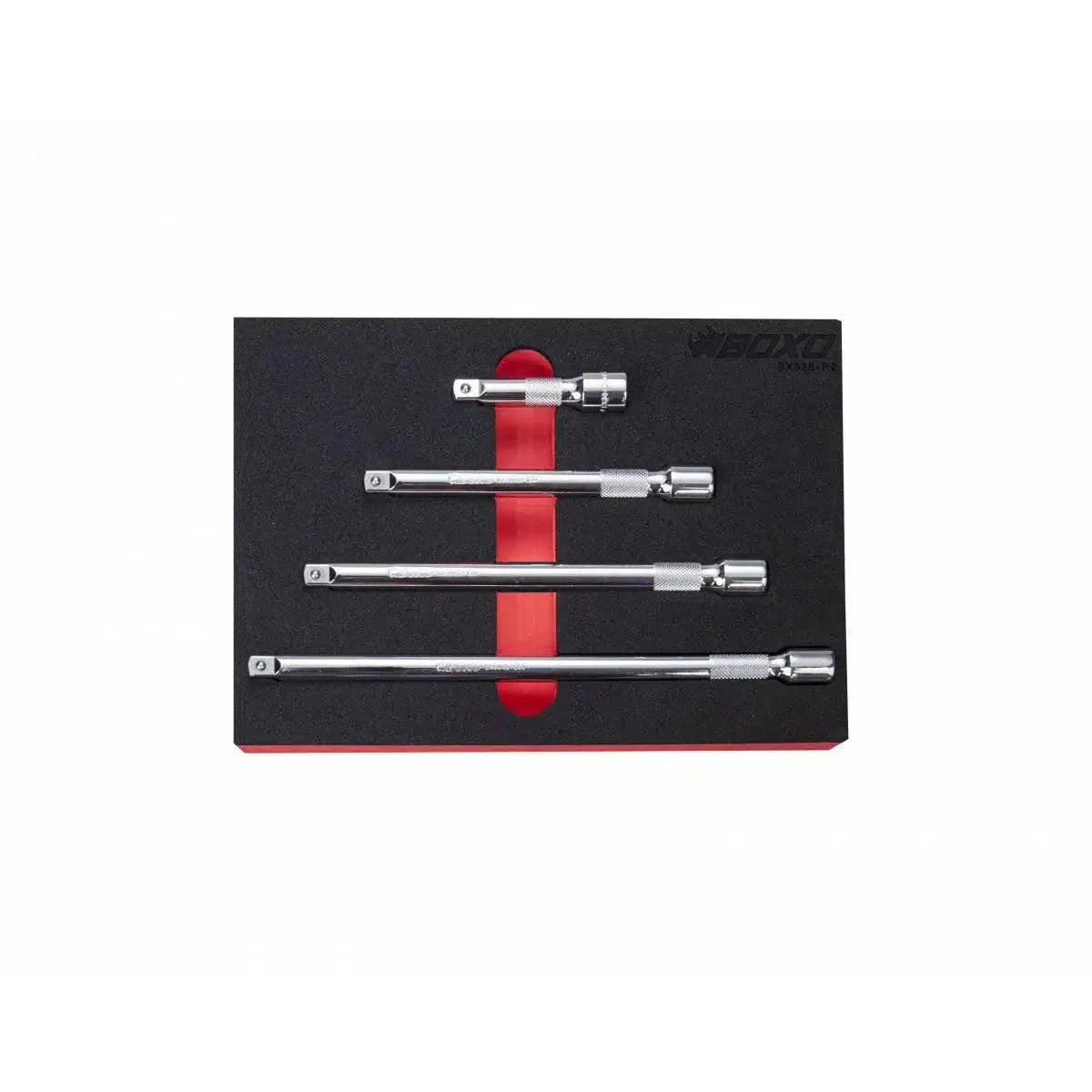 Boxo 4-Piece 3/8" Drive Extension Set | 2/9th EVA Foam