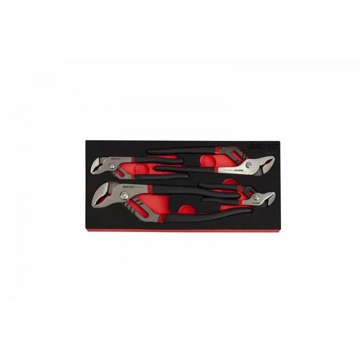 Boxo 4-Piece Groove Joint Water Pump Pliers | 1/3rd EVA Foam