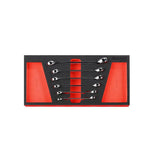 Boxo 6-Piece Metric 6-Point & 12-Point Flare Nut Wrench Set | 1/3rd EVA Foam