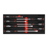 Boxo 7-Piece Pound Through Slotted & Phillips Screwdriver Set | 1/3rd EVA Foam