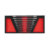 Boxo 9-Piece Metric Double Open End Wrench Set | 1/3rd EVA Foam