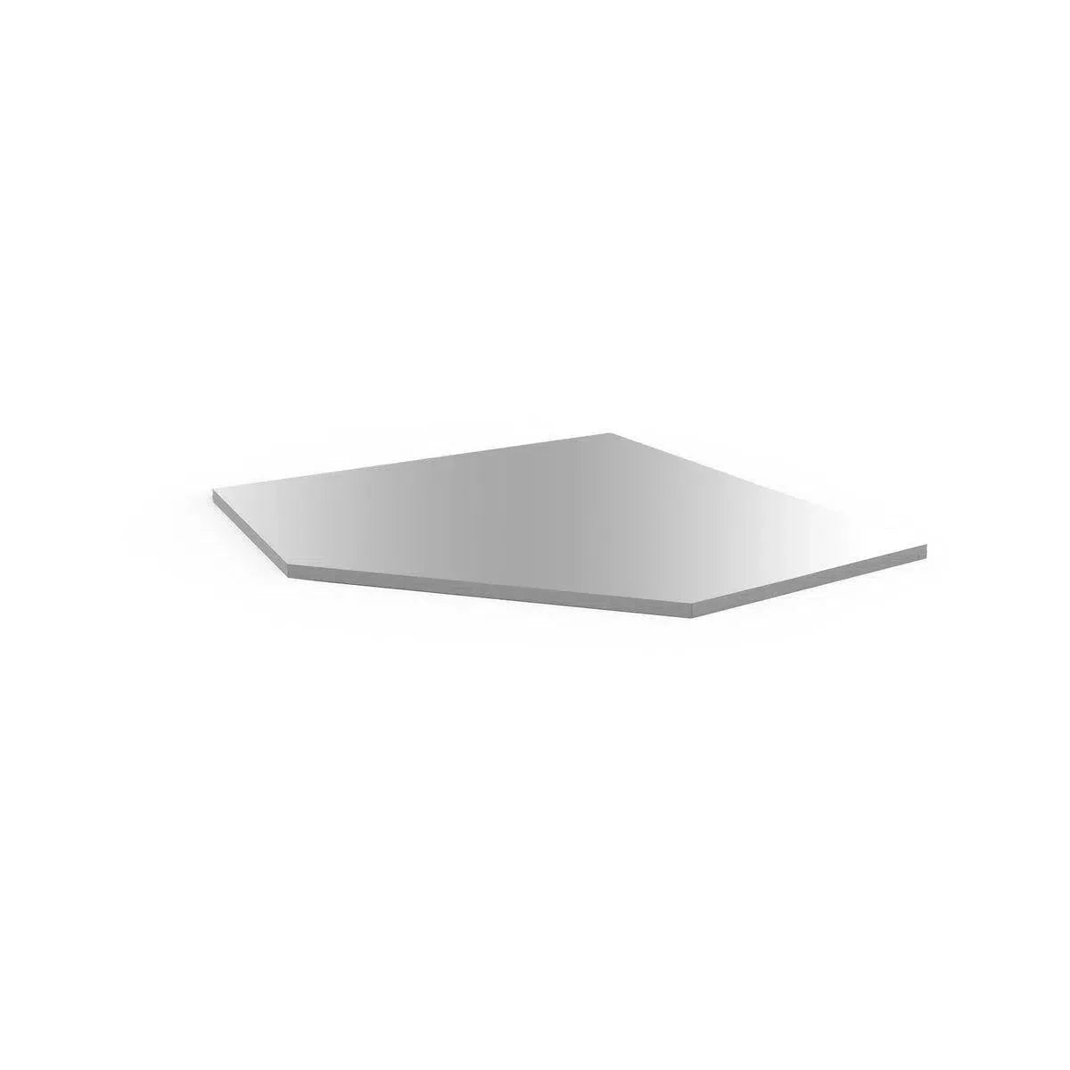 Boxo Dimple Stainless Worktop, Corner Cabinet 41.85" W x 19.68" D x 1.5" H
