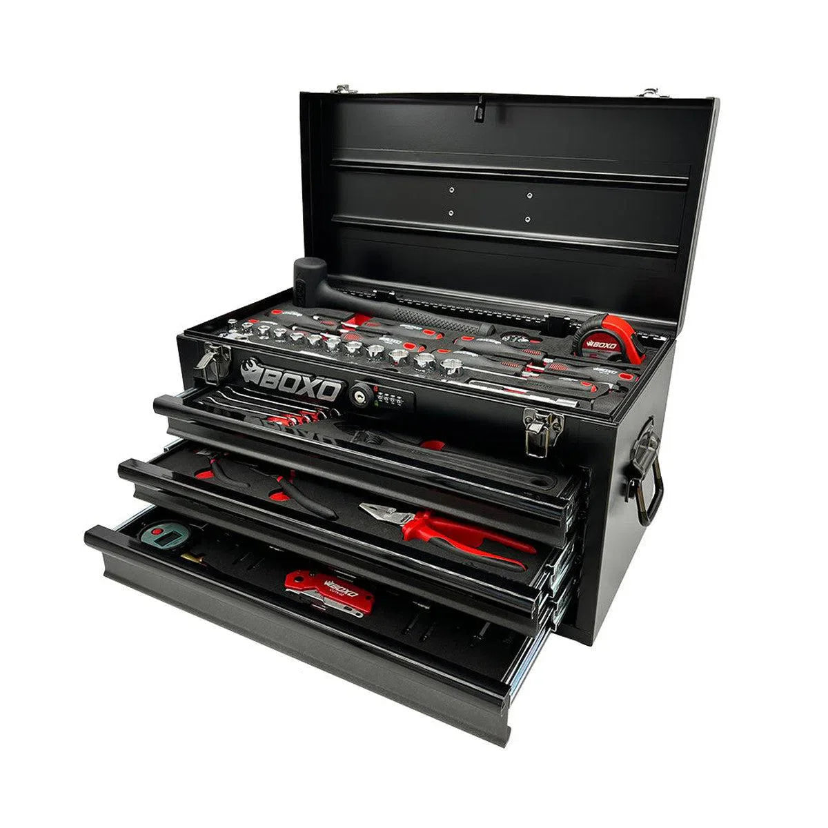 Boxo KartBox | 69-Piece Metric Karting 3-Drawer Hand Carry Tool Box