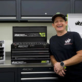 Boxo MotoBox | Ricky Carmichael 3-Drawer Portable Tool Box with 103-Piece Metric Motorcycle Tool Set