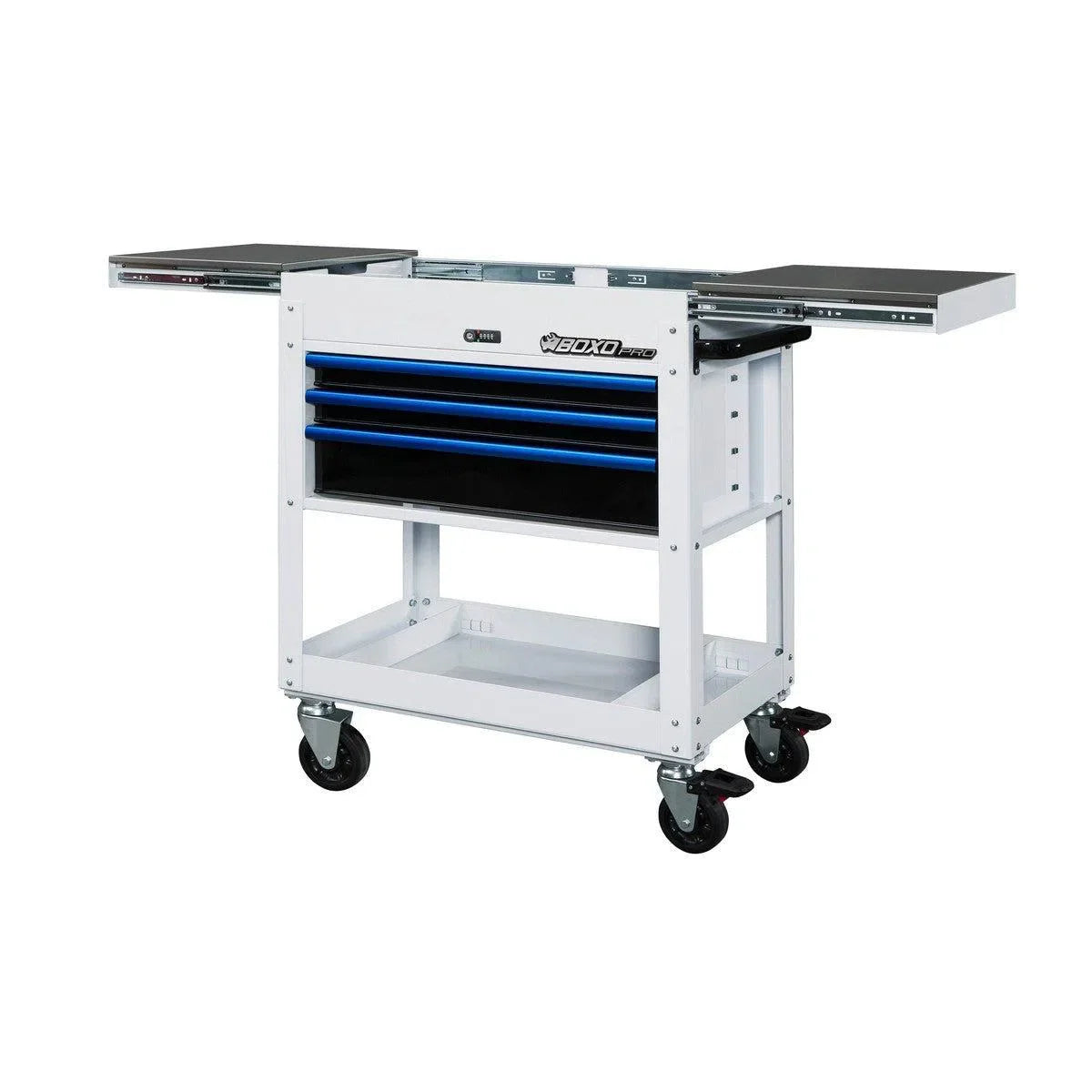 Boxo Pro Series | 35" 3-Drawer Slide-Top Service Cart Tool Box