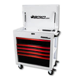 Boxo Pro Series | 35" 5-Drawer Flip-Top Service Cart Tool Box